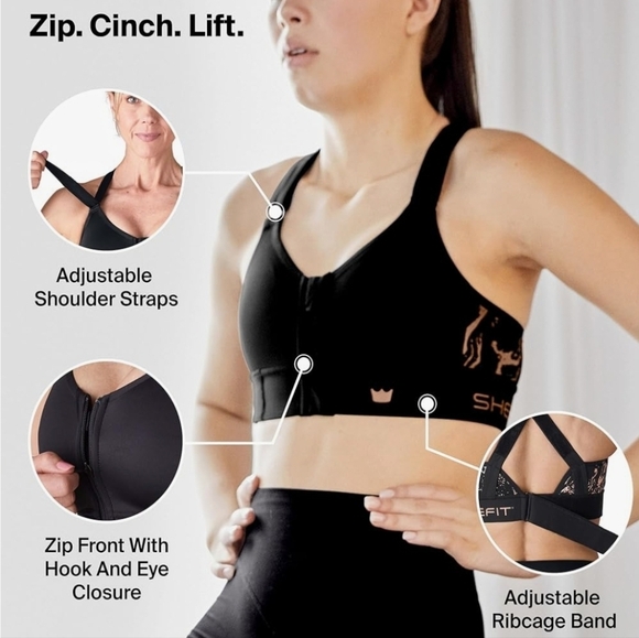 Shefit Flex Sports Bra Medium Impact Size Luxe - Picture 4 of 13